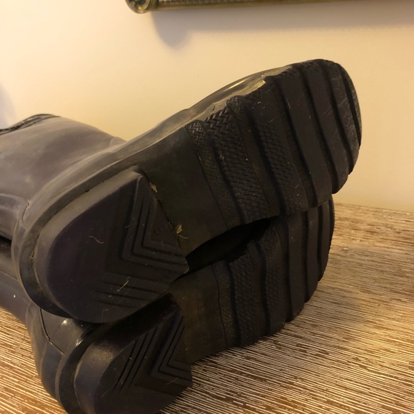 Vintage Hunter purple matte rubber boots size 6 - Picture 5 of 8